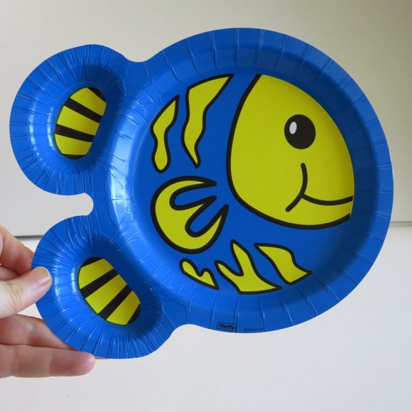 BLUE FISH ZOO PALS Hefty paper plate (1 item) - Picture 2 of 4
